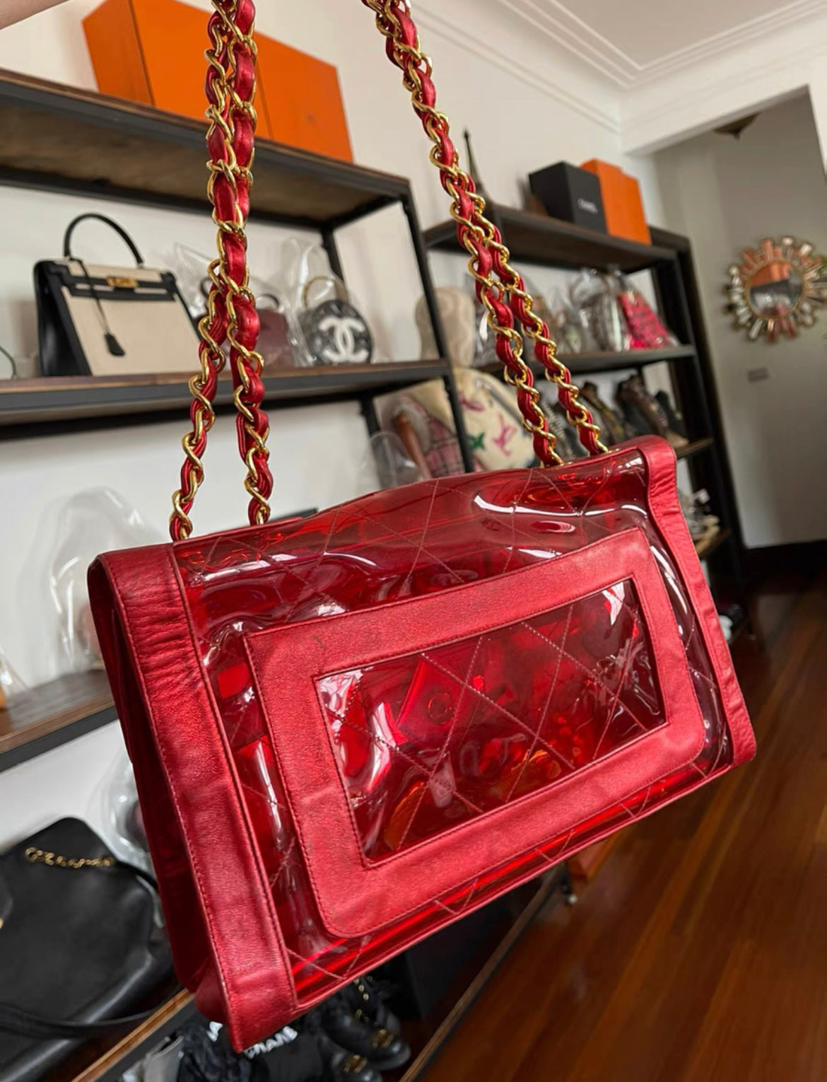 Chanel Chanel 19 Lambskin Gold Shoulder Bag Lambskin