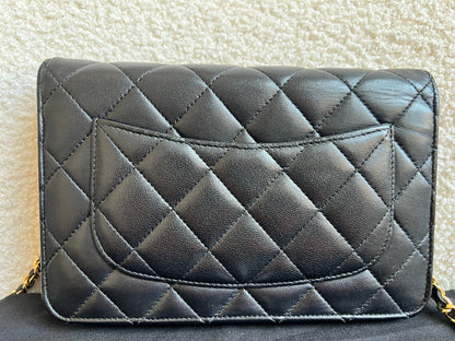 Chanel Wallet on Chain in Black Lambskin Gold Hardware (RRP £2,930)