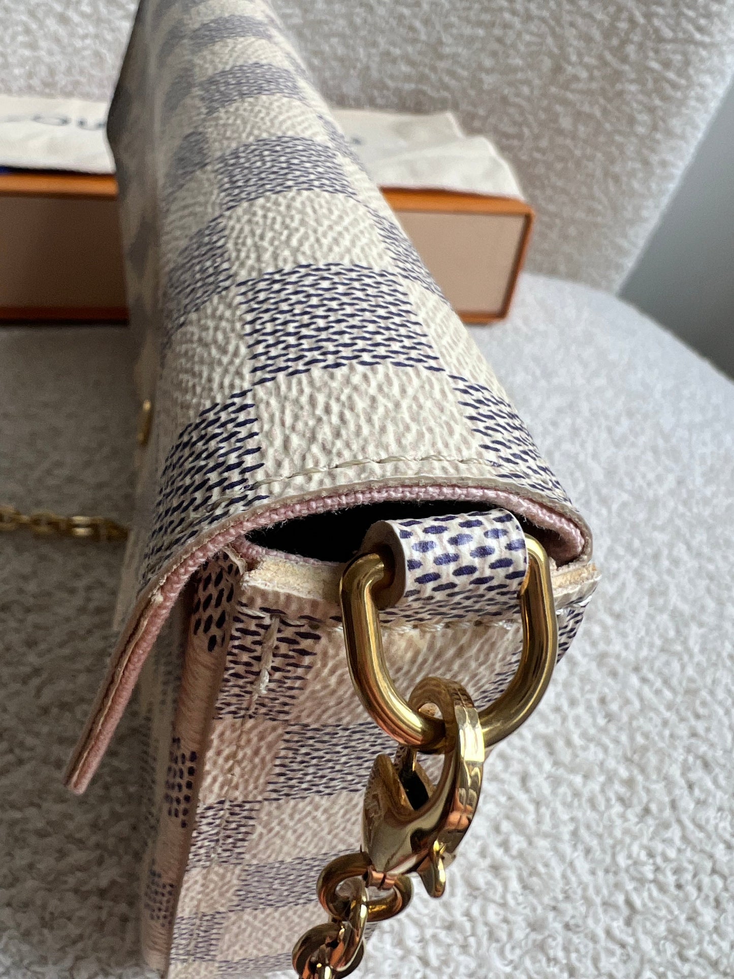Louis Vuitton Felicie Pochette Damier Azur (RRP £1110)
