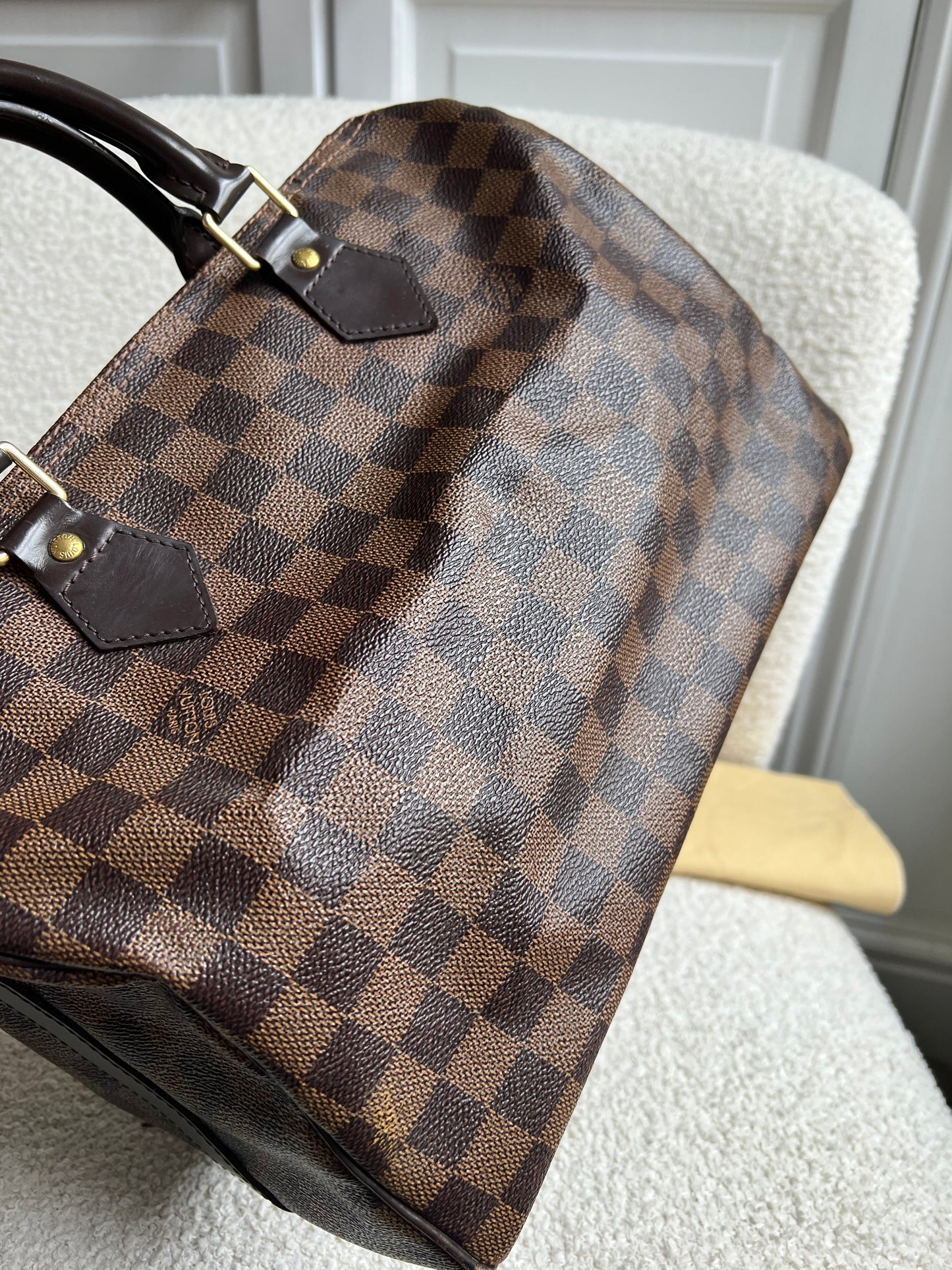 Louis Vuitton Speedy Bandouliere 30 Damier Ebene (RRP £1490)