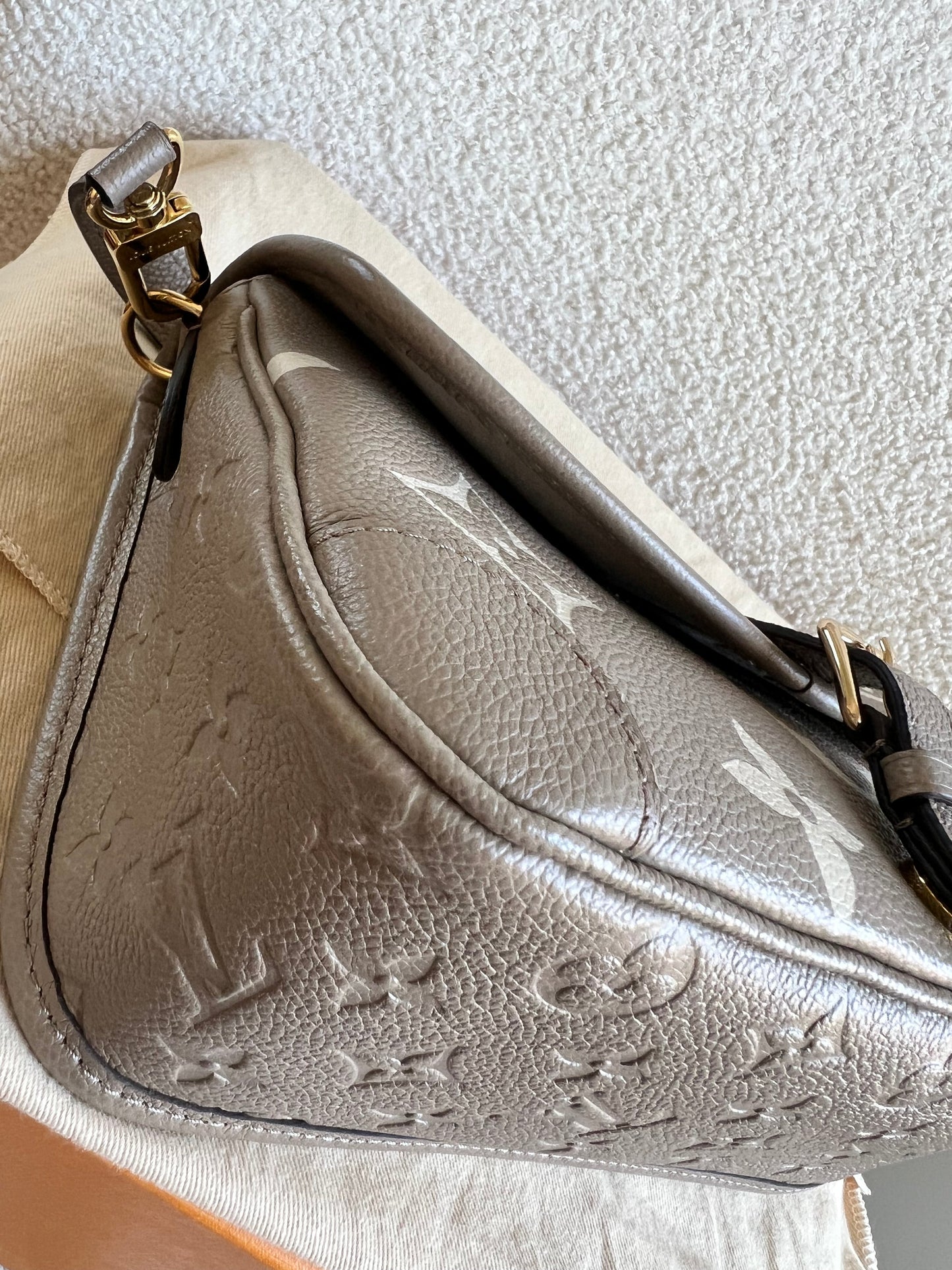 Louis Vuitton Diane Satchel Bicolour Empreinte (RRP £2,170)