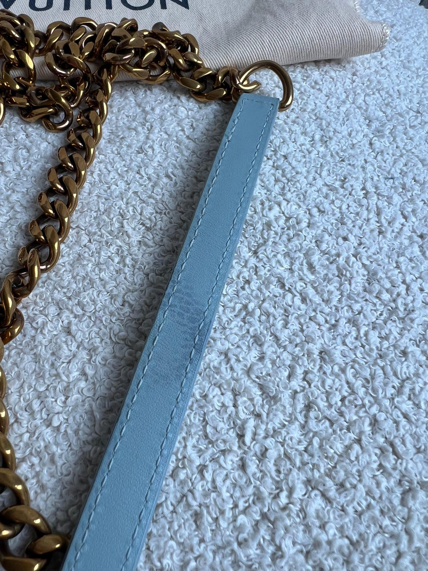 Louis Vuitton New Wave PM Bag in Light Blue