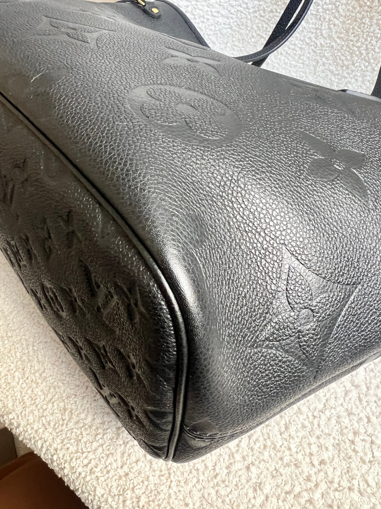 Louis Vuitton Neverfull MM Black Empreinte (RRP £1,970)