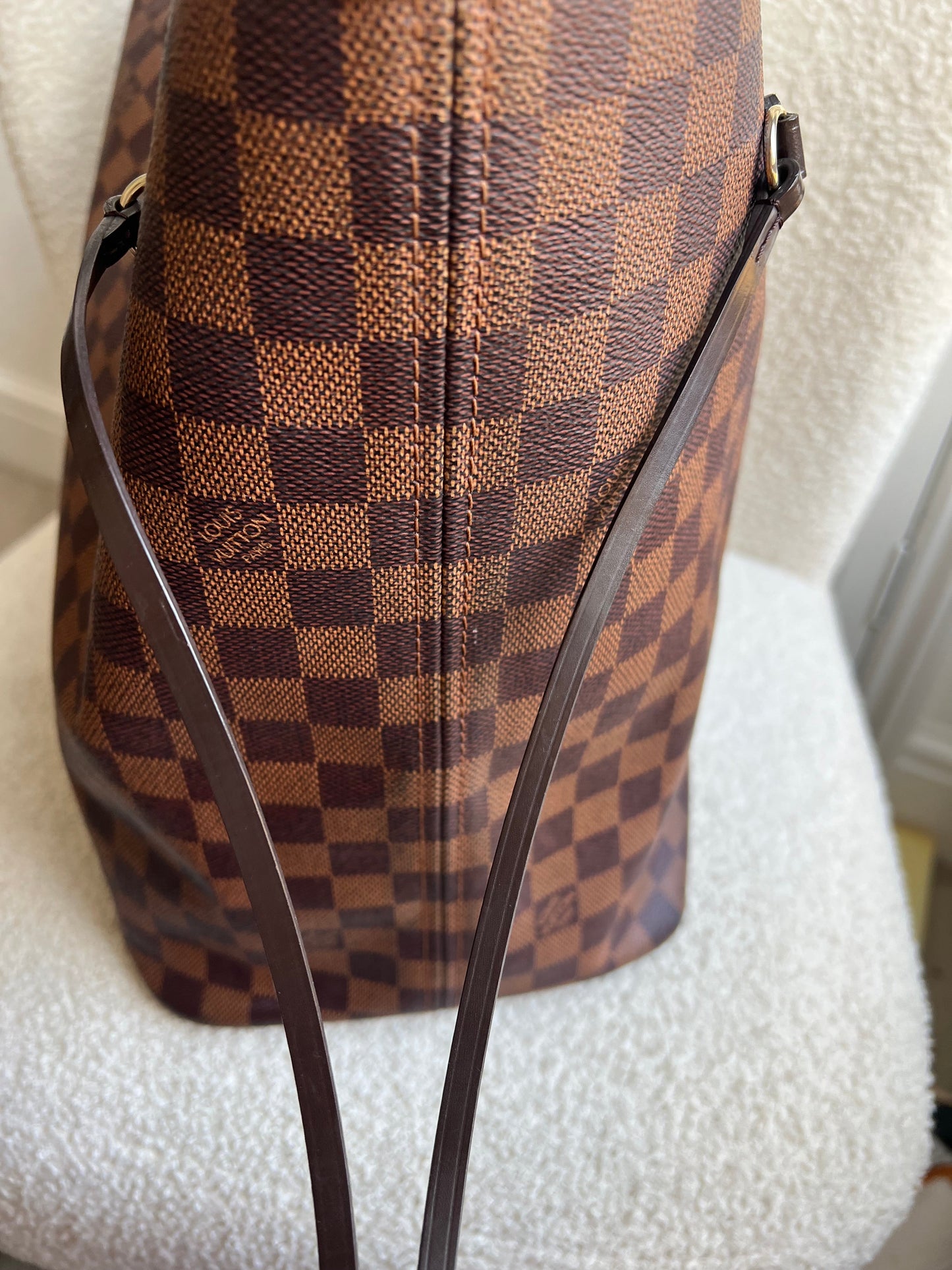 Louis Vuitton Neverfull GM Damier Ebene Cherry Interior (RRP £1,500)