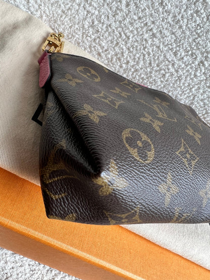 Louis Vuitton Pink and Monogram Pallas Pochette