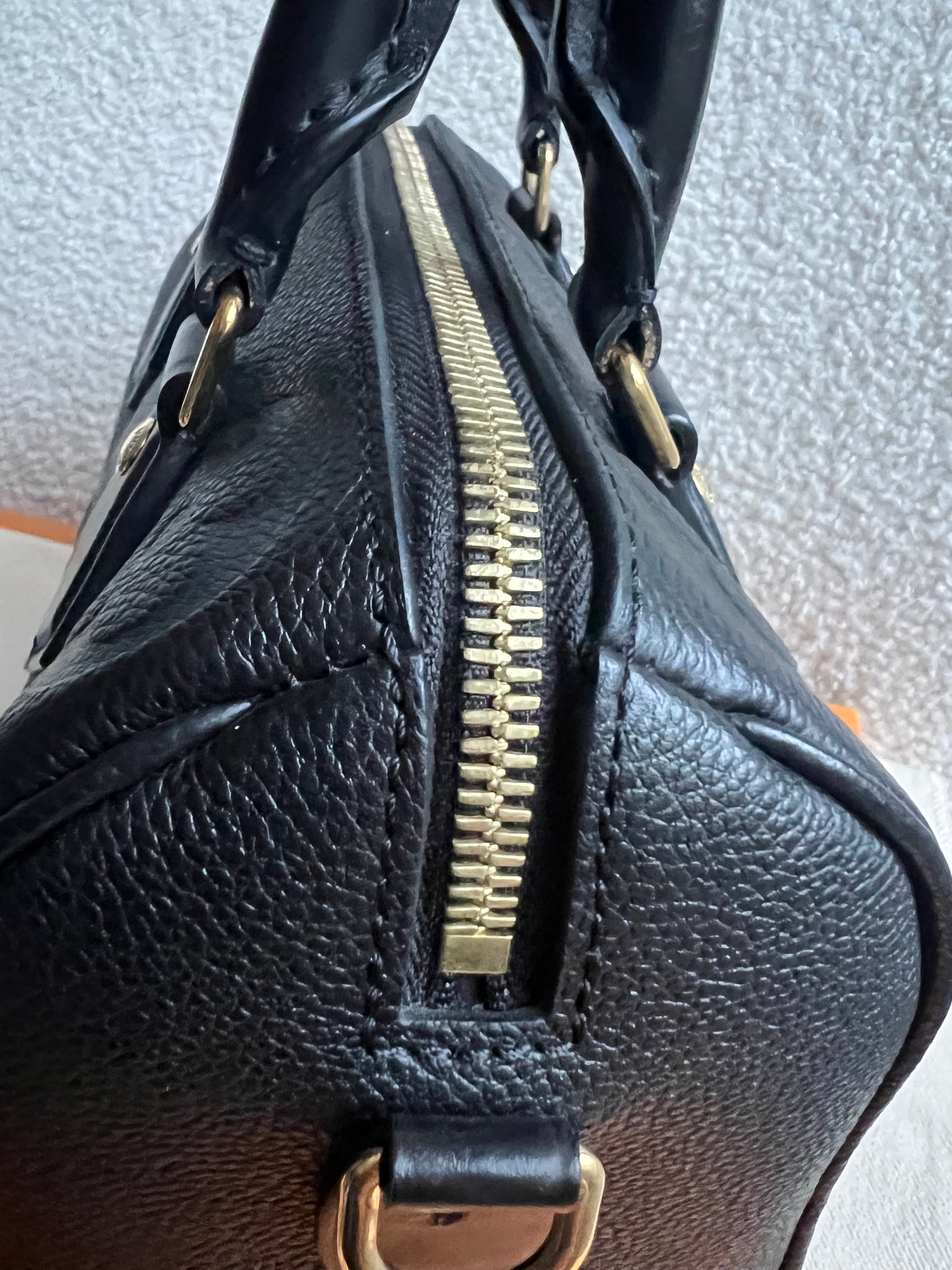 Louis Vuitton Speedy Black Empreinte Bandouliere 20 (RRP £1960)