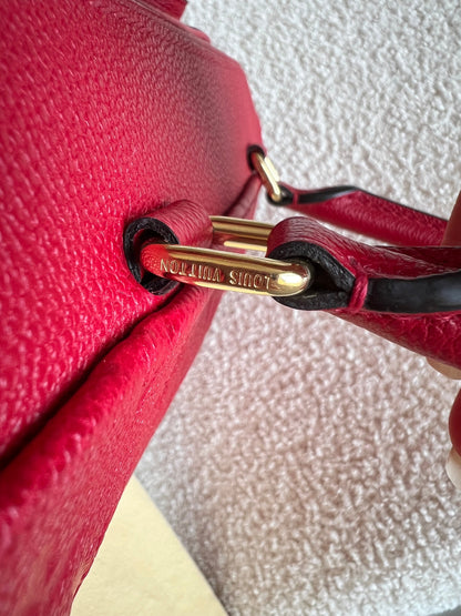 Louis Vuitton Speedy 25 Red Empreinte (RRP £1,840)