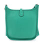 Luxury Hermes Taurillon Clemence Evelyne Tpm Amazon Shoulder Bag Green