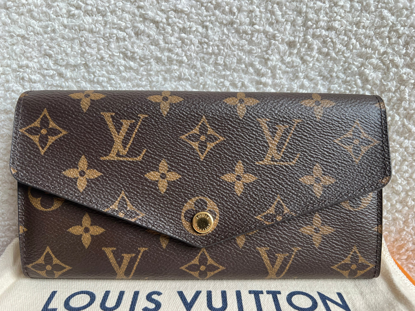 Louis Vuitton Sarah Wallet in Monogram and Brown  (RRP £505)