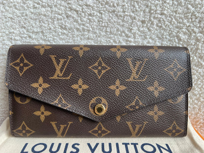 Louis Vuitton Sarah Wallet in Monogram and Brown  (RRP £505)