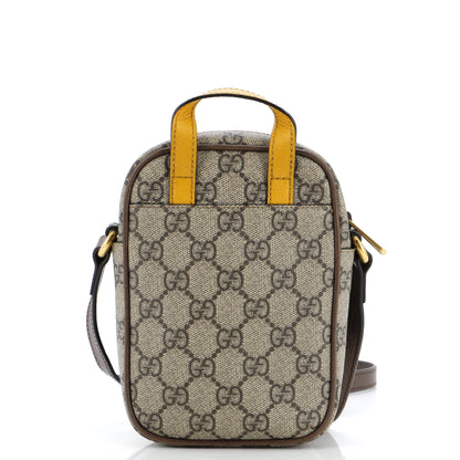Neo Vintage Top Handle Crossbody Bag GG Coated Canvas Mini