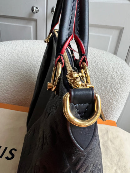 Louis Vuitton V Tote MM Navy Empreinte (RRP £2,390)