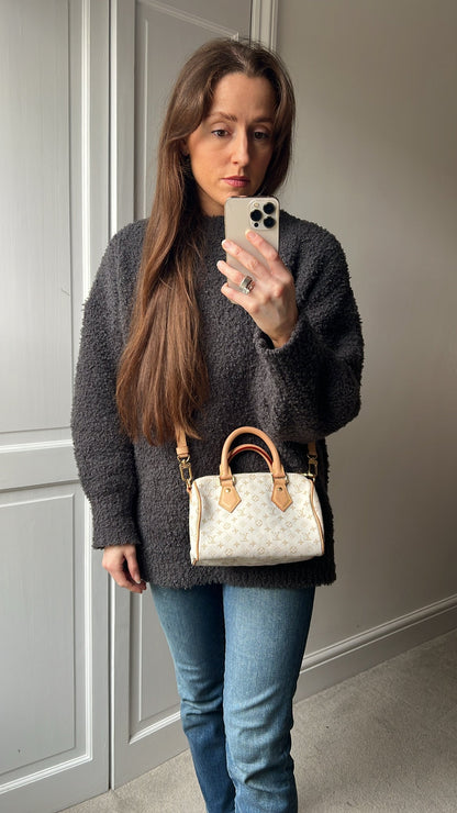 Louis Vuitton Speedy Bandouliere 20 Mastic Cream (£2420)