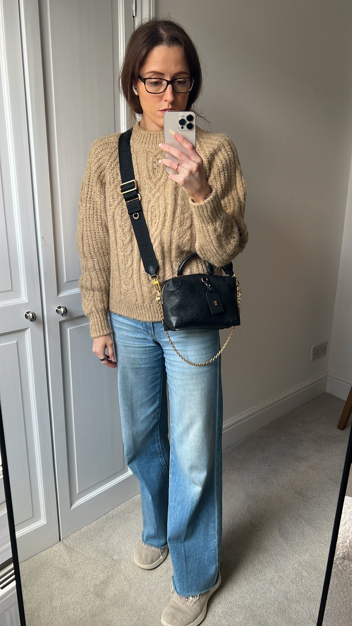 Louis Vuitton Black Empreinte Petite Malle Souple Bag (RRP £2420)