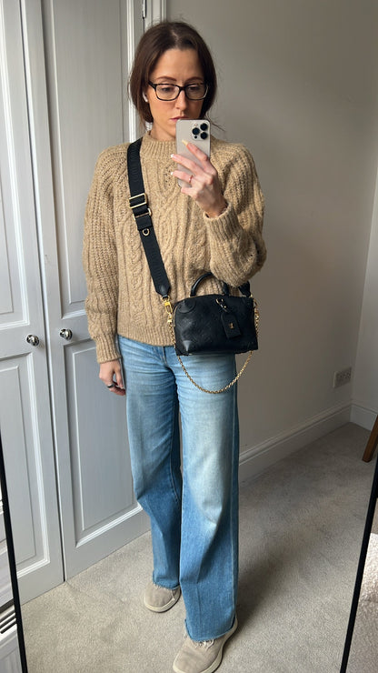 Louis Vuitton Black Empreinte Petite Malle Souple Bag (RRP £2420)