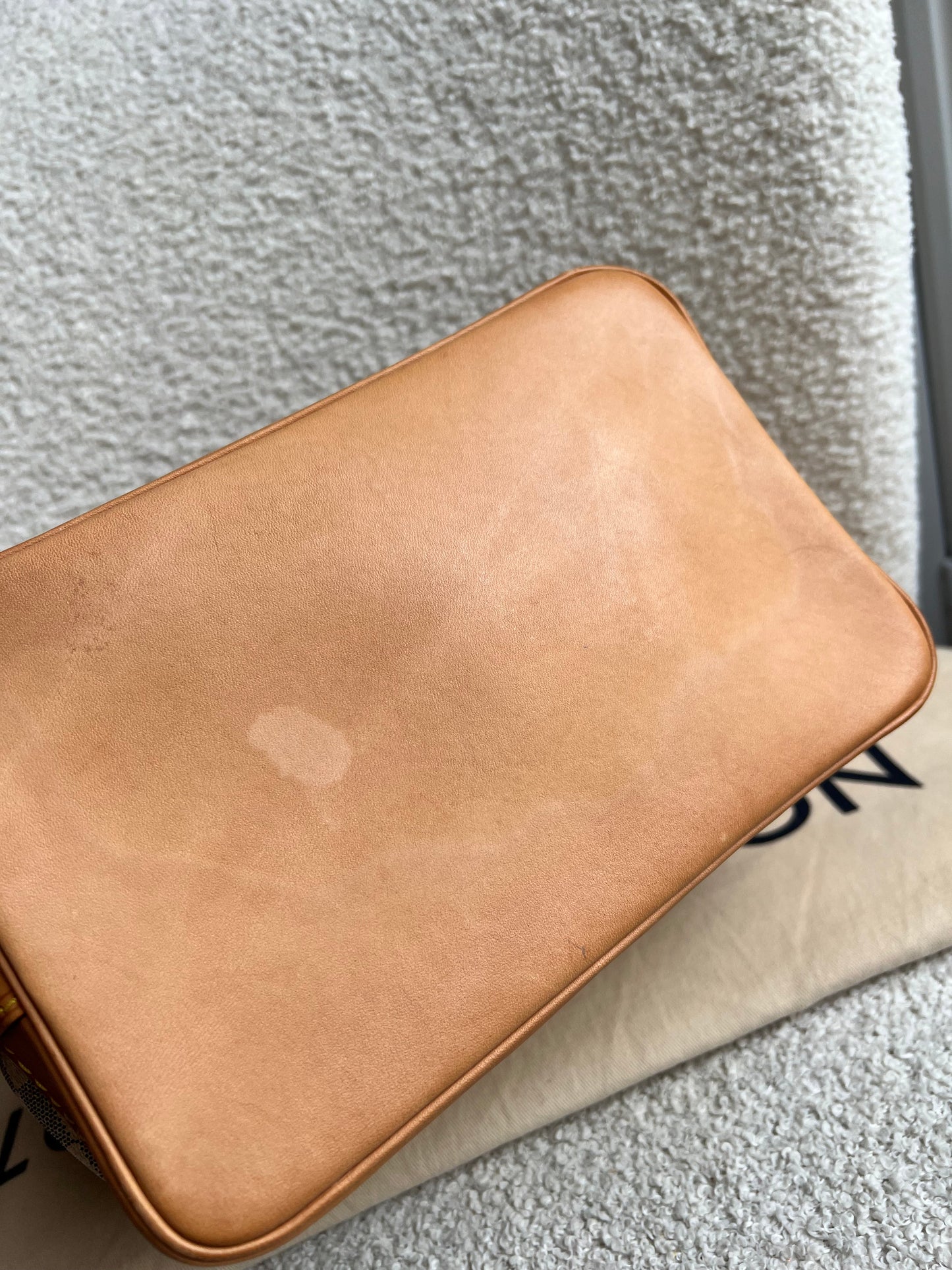 Louis Vuitton Petit Noe Bucket Bag Damier Azur (RRP £1,490)
