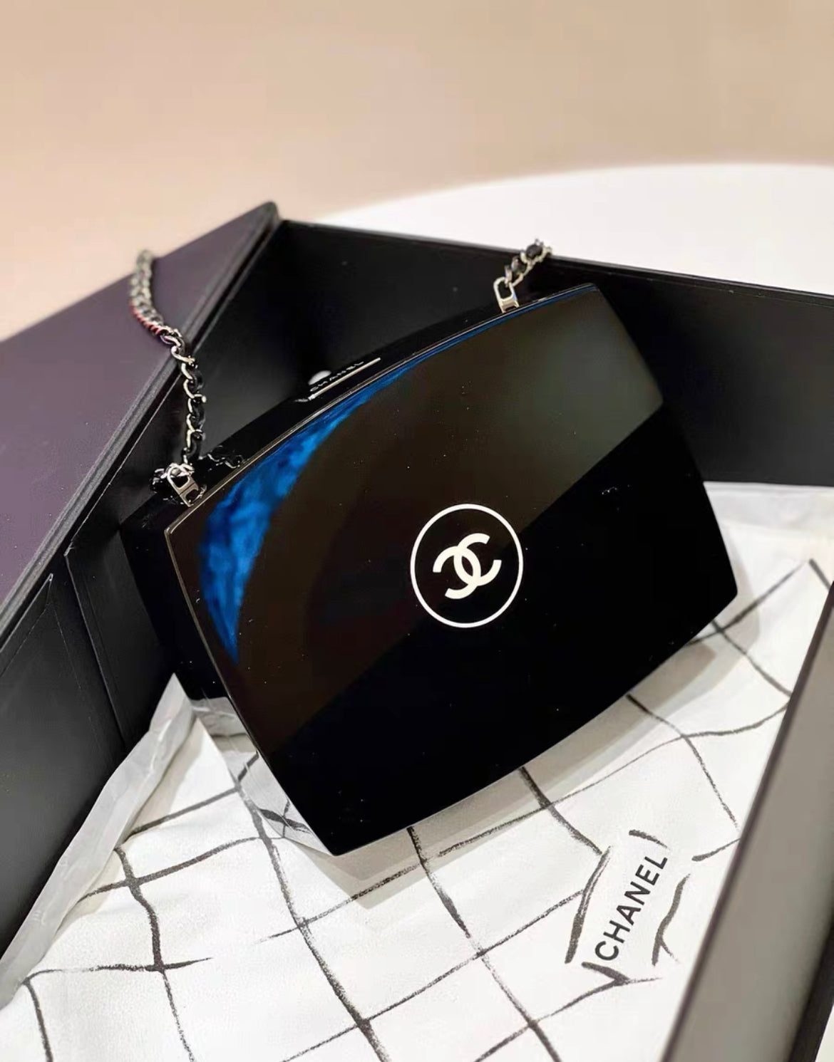 Chanel Timeless Leather Black Clutch Style 2