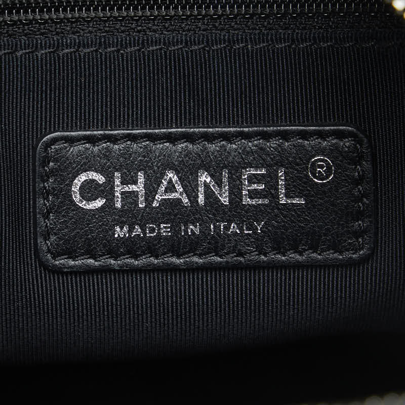 CHANEL Crossbody Bag in Lambskin Gun Metal Black Ladies