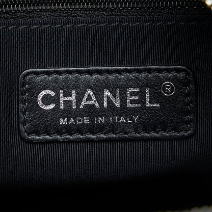 CHANEL Crossbody Bag in Lambskin Gun Metal Black Ladies