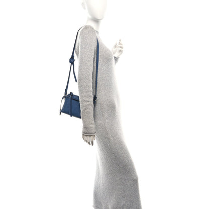 Fendi Denim Effect Cuoio Romano Mini By The Way Soft Myrtle