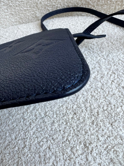 Louis Vuitton Pouch (from Neverfull) Navy Blue Empreinte