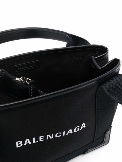 Navy Cabas XS Crossbody Bag