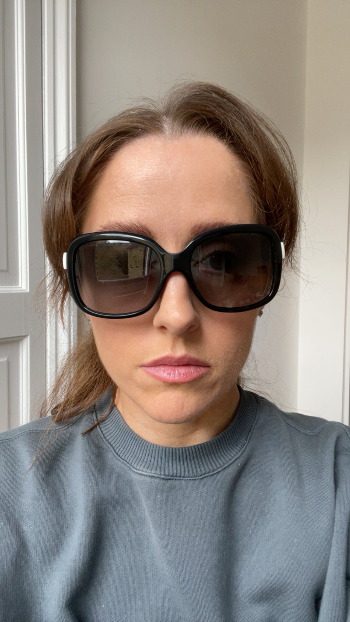 Chanel Black Bow Sunglasses
