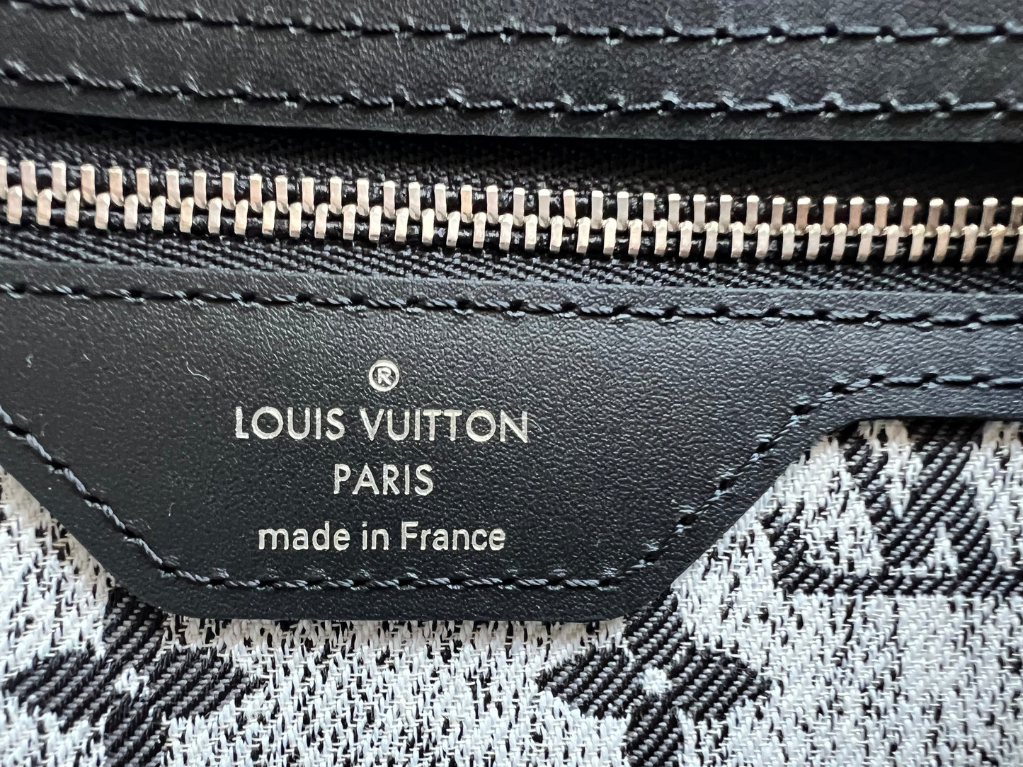 Louis Vuitton Neverfull MM Jacquard Denim