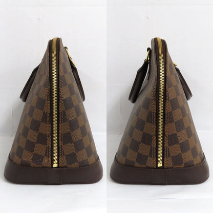 Louis Vuitton Alma N51131 Damier Evene HandBag Brown G    Leather