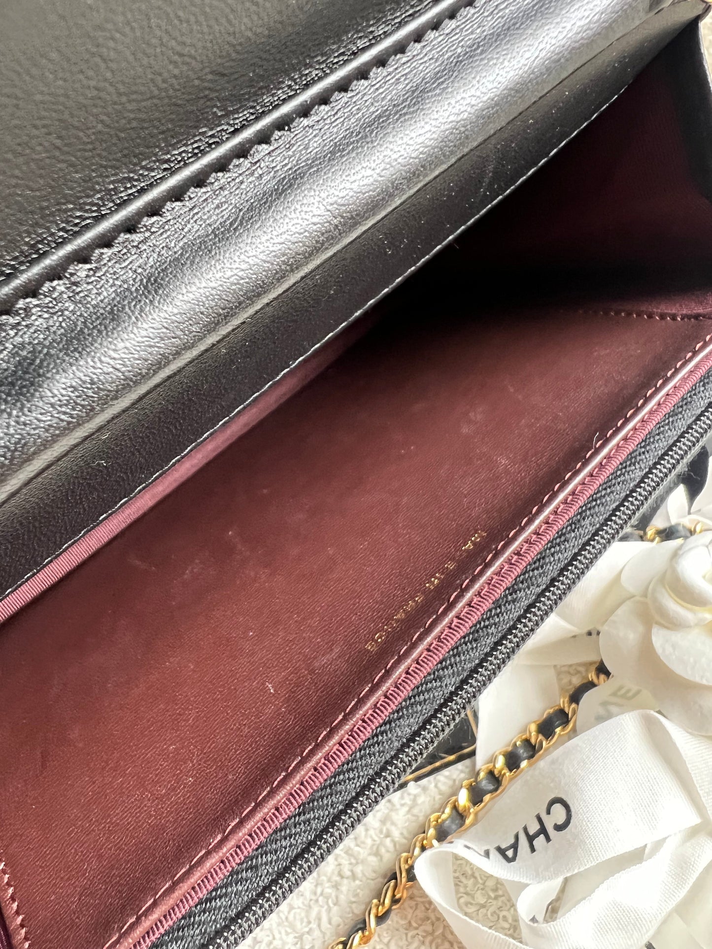 Chanel Wallet on Chain in Black Lambskin Gold Hardware (RRP £2,930)