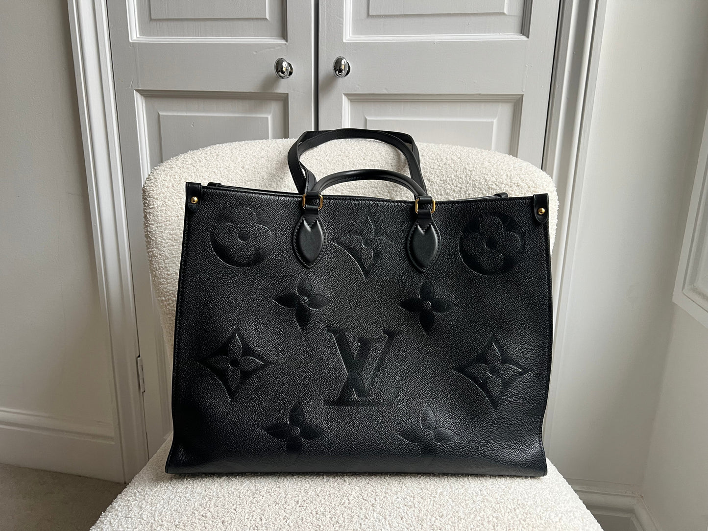Louis Vuitton On the Go GM Black Empreinte (RRP £2,620)