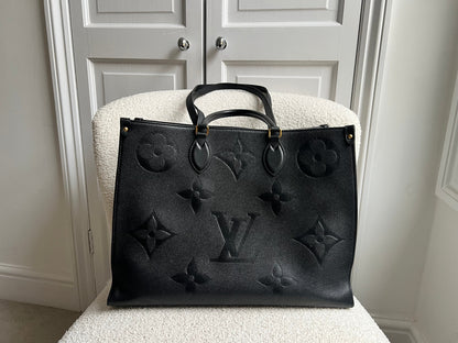 Louis Vuitton On the Go GM Black Empreinte (RRP £2,620)