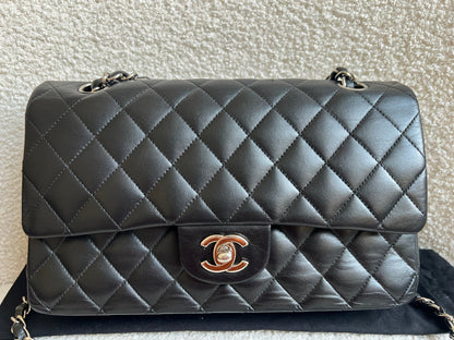 Chanel Medium Classic Flap in Black Lambskin (RRP £9,090)