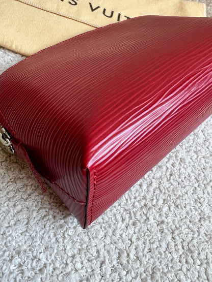 Louis Vuitton Cosmetic Pouch PM Red Epi