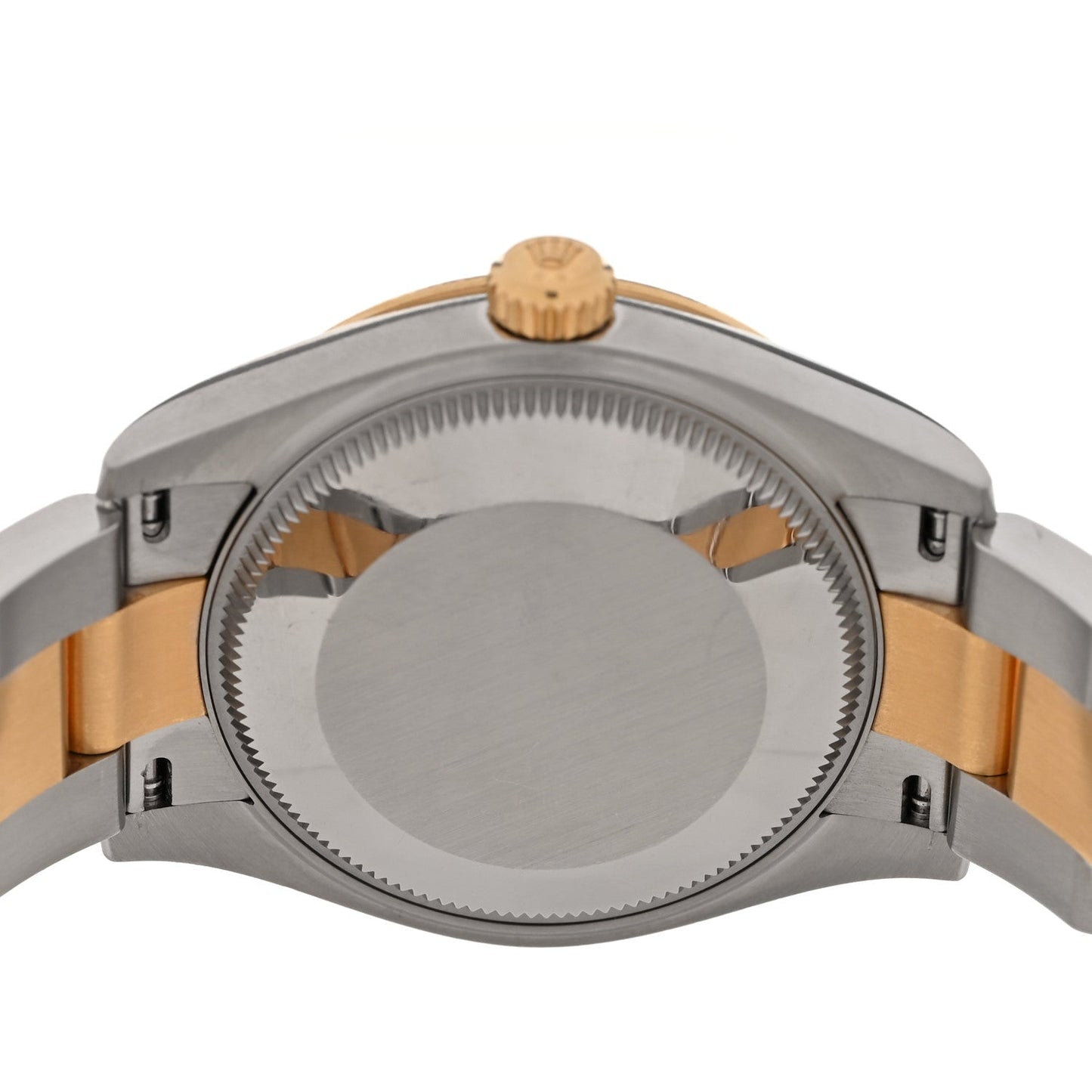 Stainless Steel 18K Yellow Gold Diamond 31mm Oyster Perpetual Datejust Watch Dark Grey 278273
