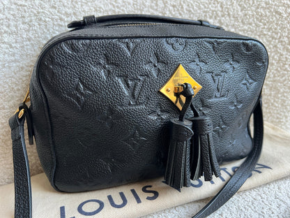 Louis Vuitton Saintonge Black Empreinte