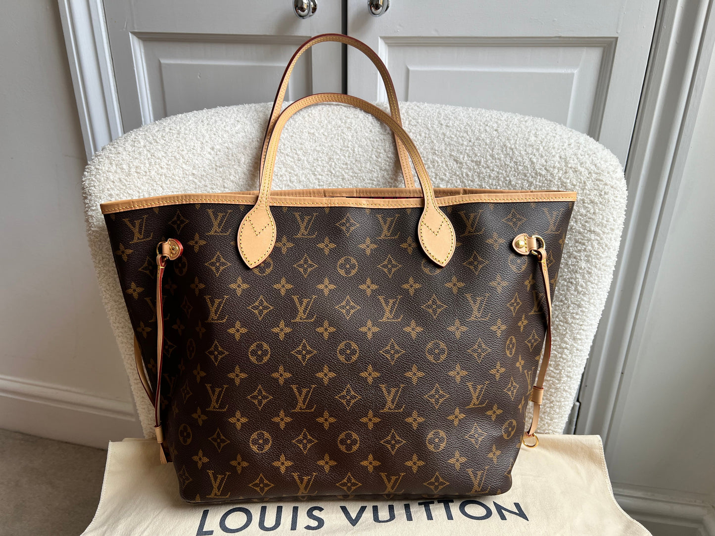 Louis Vuitton Neverfull MM Monogram Pivoine (RRP £1,430)