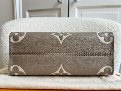 Louis Vuitton On the Go Bicolour PM Empreinte (RRP £2,520)