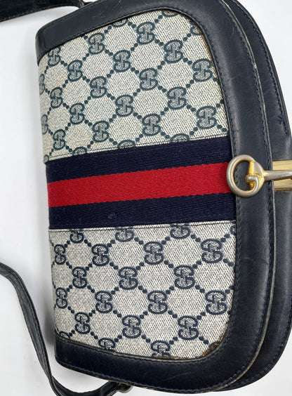 Vintage Gucci Canvas Crossbody Bag