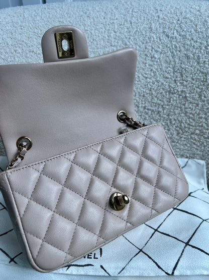 Chanel Mini Rectangular Classic Flap in Lambskin (RRP £4,390)