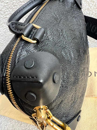 Louis Vuitton Black Empreinte Petite Malle Souple Bag (RRP £2420)