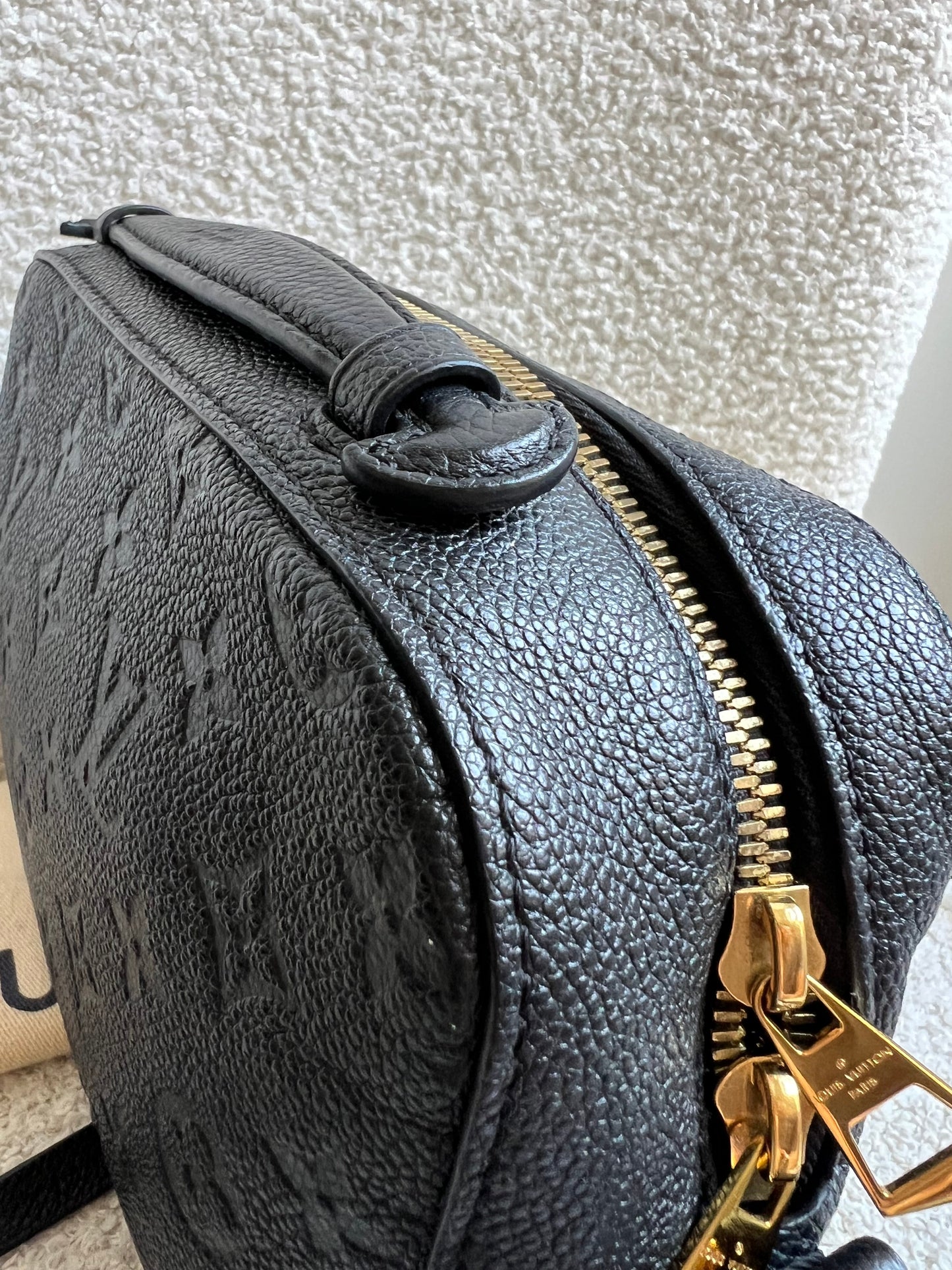 Louis Vuitton Saintonge Black Empreinte