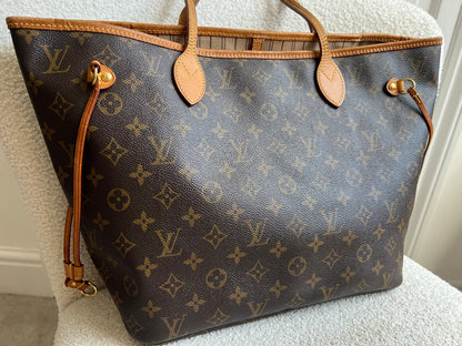 Louis Vuitton Neverfull MM Monogram Beige