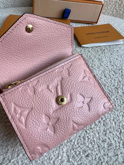 Louis Vuitton Zoe Wallet Rose Poudre Empreinte (RRP £515)