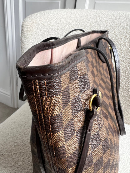 Louis Vuitton Neverfull MM Damier Ebene Cherry Interior (RRP £1,430)