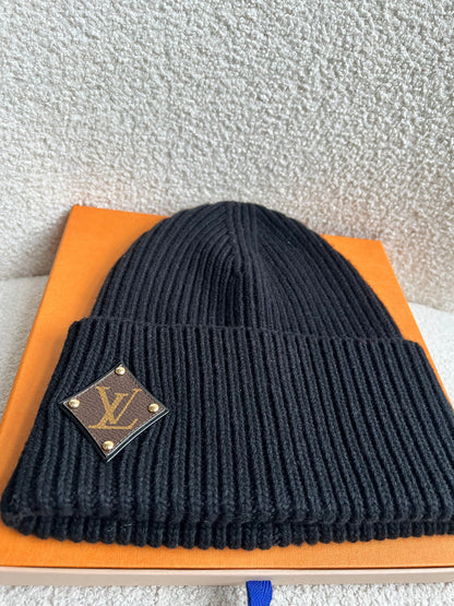 Louis Vuitton Black Beanie Noir