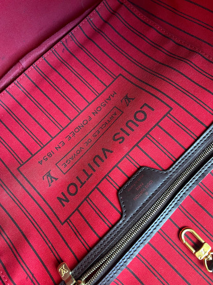 Louis Vuitton Neverfull MM Damier Ebene Cherry Interior (RRP £1,430)