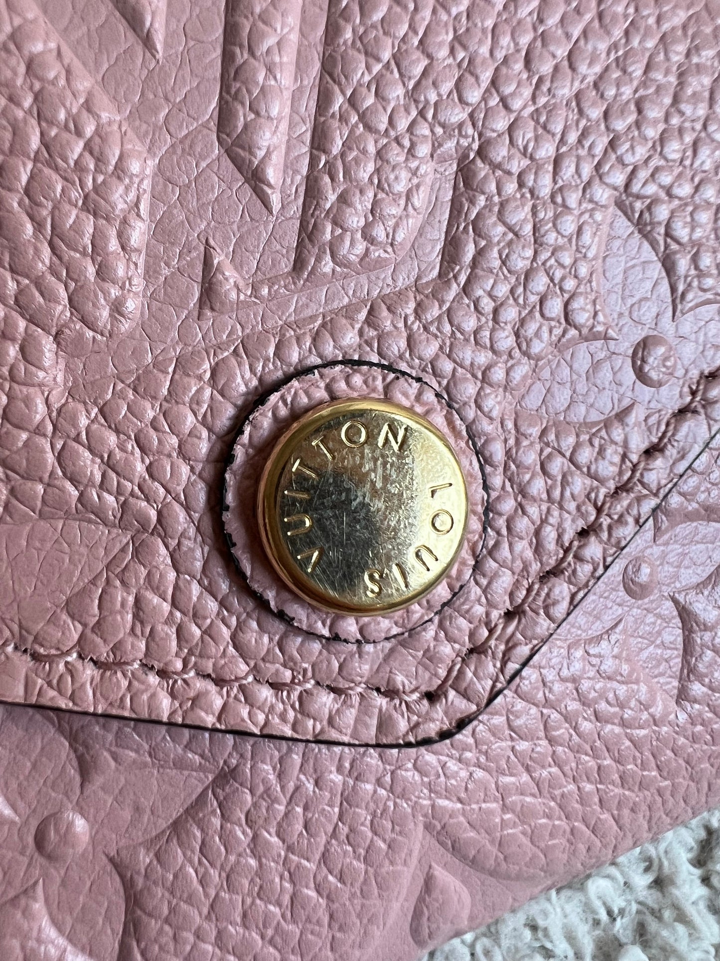 Louis Vuitton Zoe Wallet Rose Poudre Empreinte (RRP £515)