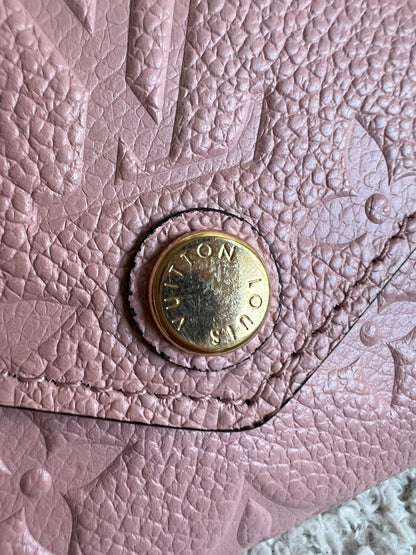 Louis Vuitton Zoe Wallet Rose Poudre Empreinte (RRP £515)