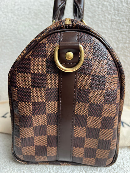 Louis Vuitton Speedy 25 Bandouliere Damier Ebene (RRP £1,470)